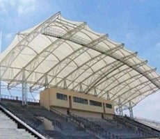 體育看臺膜結(jié)構(gòu)遮陽棚有哪些配件組成？看臺膜結(jié)構(gòu)遮陽棚配件詳解