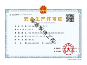 安全生產(chǎn)許可證